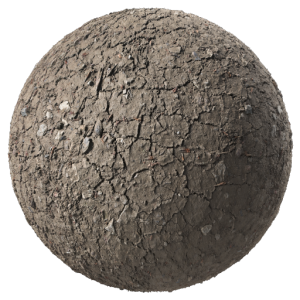 Dry Cracked Dirt- Ground - PBR - Surface - Material - Texture